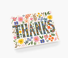 Load image into Gallery viewer, Floral Thanks Card - Tigertree
