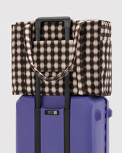 Load image into Gallery viewer, Cloud Carry On - Blurred Gingham Brown - Tigertree