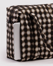 Load image into Gallery viewer, Cloud Carry On - Blurred Gingham Brown - Tigertree