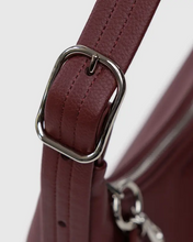 Load image into Gallery viewer, Mini Recycled Leather Shoulder Bag- Mahogany - Tigertree