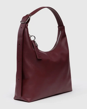 Load image into Gallery viewer, Recycled Leather Shoulder Bag- Mahogany - Tigertree