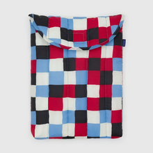 Load image into Gallery viewer, Puffy Laptop Sleeve 13/14"- Painted Check - Tigertree