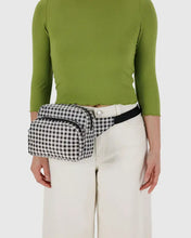 Load image into Gallery viewer, Fanny Pack - Black & White Gingham - Tigertree
