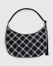 Load image into Gallery viewer, Large Nylon Crescent Bag - Mixed Plaid - Tigertree