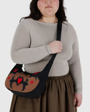 Load image into Gallery viewer, Medium Nylon Crescent Bag - Western Applique
