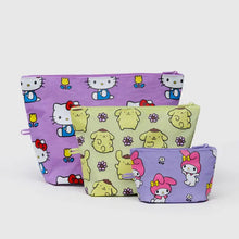 Load image into Gallery viewer, Go Pouch Set- Hello Kitty and Friends Florals - Tigertree