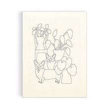 Load image into Gallery viewer, Corgi Friends Punch Needle Kit