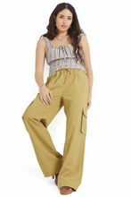 Load image into Gallery viewer, Olive Stone Jett Cargo Wide Leg Pant
