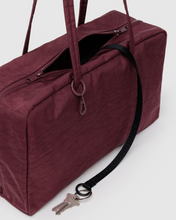 Load image into Gallery viewer, Medium Nylon Bowler Bag - Mahogany