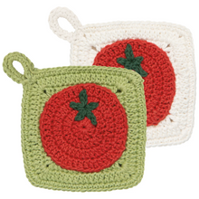 Load image into Gallery viewer, Dish Cloth Crochet Sponge Set- Tomato