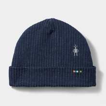 Load image into Gallery viewer, Thermal Merino Rib Beanie - Nightfall Blue One Size