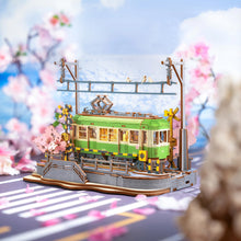 Load image into Gallery viewer, DIY Wooden Puzzle: Sakura Journey - Tigertree