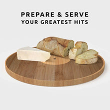 Load image into Gallery viewer, 12" Record Bamboo Chopping Board - Tigertree