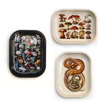 Load image into Gallery viewer, Metal Black Fleurs Ritual Tray - Tigertree