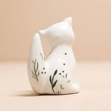 Load image into Gallery viewer, Ceramic Fox Ring Holder - Tigertree
