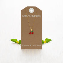 Load image into Gallery viewer, Cherry Necklace- 14K Gold Plated - Tigertree
