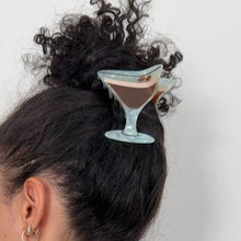 Load image into Gallery viewer, Large Espresso Martini Hair Claw Clip - Tigertree
