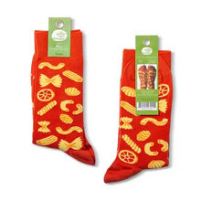 Load image into Gallery viewer, Pasta Crew Socks- Large - Tigertree
