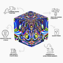 Load image into Gallery viewer, Shashibo Technicolor Magnetic Puzzle Cube
