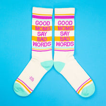 Load image into Gallery viewer, Good Moms Say Bad Words Gym Crew Socks - Tigertree
