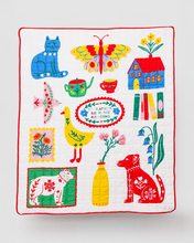 Load image into Gallery viewer, Quilted Blanket  - Scandinavian Icons

