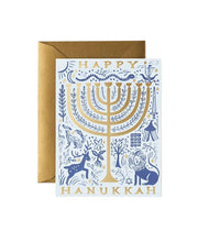 Load image into Gallery viewer, Twelve Tribes Menorah Card - Tigertree
