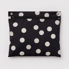 Load image into Gallery viewer, Cloud Carry-on - Black and Cream Polka Dot
