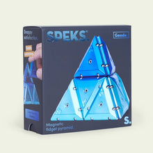 Load image into Gallery viewer, Geode Chrome Pyramids Magnetic Fidget Set- - Tigertree
