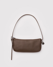 Load image into Gallery viewer, Recycled Leather Pochette - Brown - Tigertree
