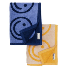 Load image into Gallery viewer, Hand Towel Set of 2- Happy Blue Marigold - Tigertree
