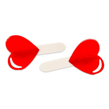 Load image into Gallery viewer, Heart Lollipop Alligator Hair Clip Set
