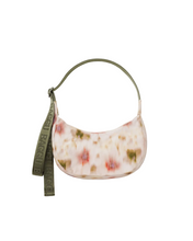 Load image into Gallery viewer, Small Nylon Crescent Bag - Abstract Floral - Tigertree
