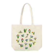 Load image into Gallery viewer, Lowly Worm Embroidered Tote - Tigertree
