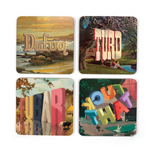 Load image into Gallery viewer, Wayne White Coaster Set - Tigertree
