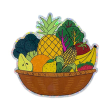 Load image into Gallery viewer, Glitter Fruit and Veggie Sticker - Tigertree
