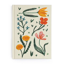 Load image into Gallery viewer, Embroidered Journal - Floral - Tigertree

