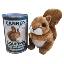 Load image into Gallery viewer, Scrappy the Canned Squirrel - Tigertree

