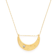 Load image into Gallery viewer, Starlight Crescent Necklace - Tigertree
