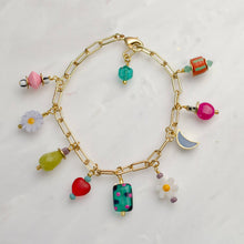 Load image into Gallery viewer, Ladybird Daisy Charm Bracelet - Tigertree
