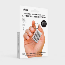 Load image into Gallery viewer, Little Letter Shrinking Keyring Kit - Tigertree
