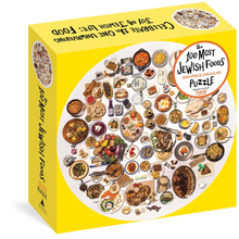 Load image into Gallery viewer, 100 Most Jewish Foods Puzzle - Tigertree
