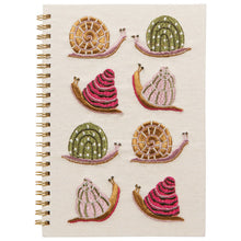 Load image into Gallery viewer, Gardenland Embroidered Notebook - Tigertree
