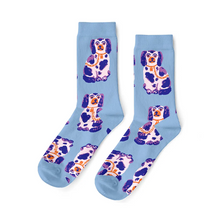 Load image into Gallery viewer, Staffordshire Dogs Crew Socks- Small - Tigertree
