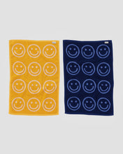 Load image into Gallery viewer, Hand Towel Set of 2- Happy Blue Marigold - Tigertree
