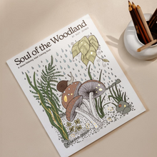 Load image into Gallery viewer, Soul of the Woodland: A Stress Relieving Adult Coloring Book - Tigertree
