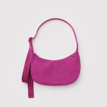 Load image into Gallery viewer, Small Nylon Crescent Bag - Deep Fuchsia - Tigertree
