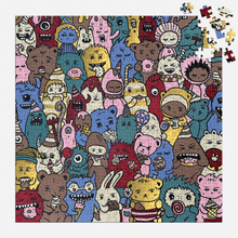 Load image into Gallery viewer, Barbtropolois Sweet Dreams 500 Piece Foil Puzzle
