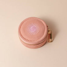 Load image into Gallery viewer, Mini Travel Jewelry Case- Rose - Tigertree
