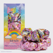 Load image into Gallery viewer, Lisa Frank Satin Pillow Scrunchie Set of 2 - Tigertree
