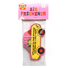 Load image into Gallery viewer, Bad Driver Frog Hits Curb Air Freshener - Tigertree
